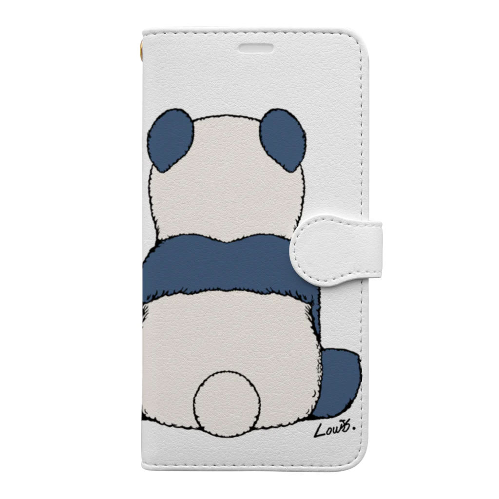 Louis.のパンダ Book-Style Smartphone Case