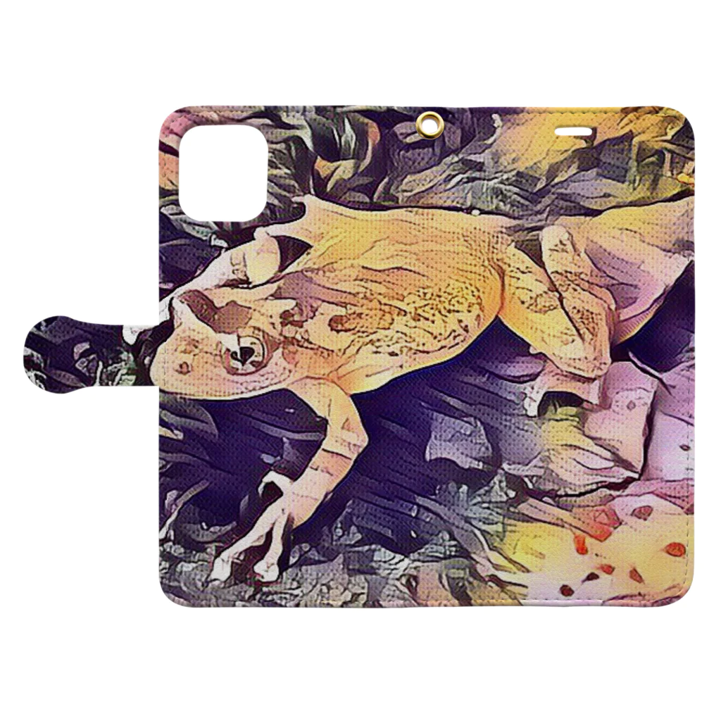 Fantastic FrogのFantastic Frog -Soul Version- Book-Style Smartphone Case:Opened (outside)
