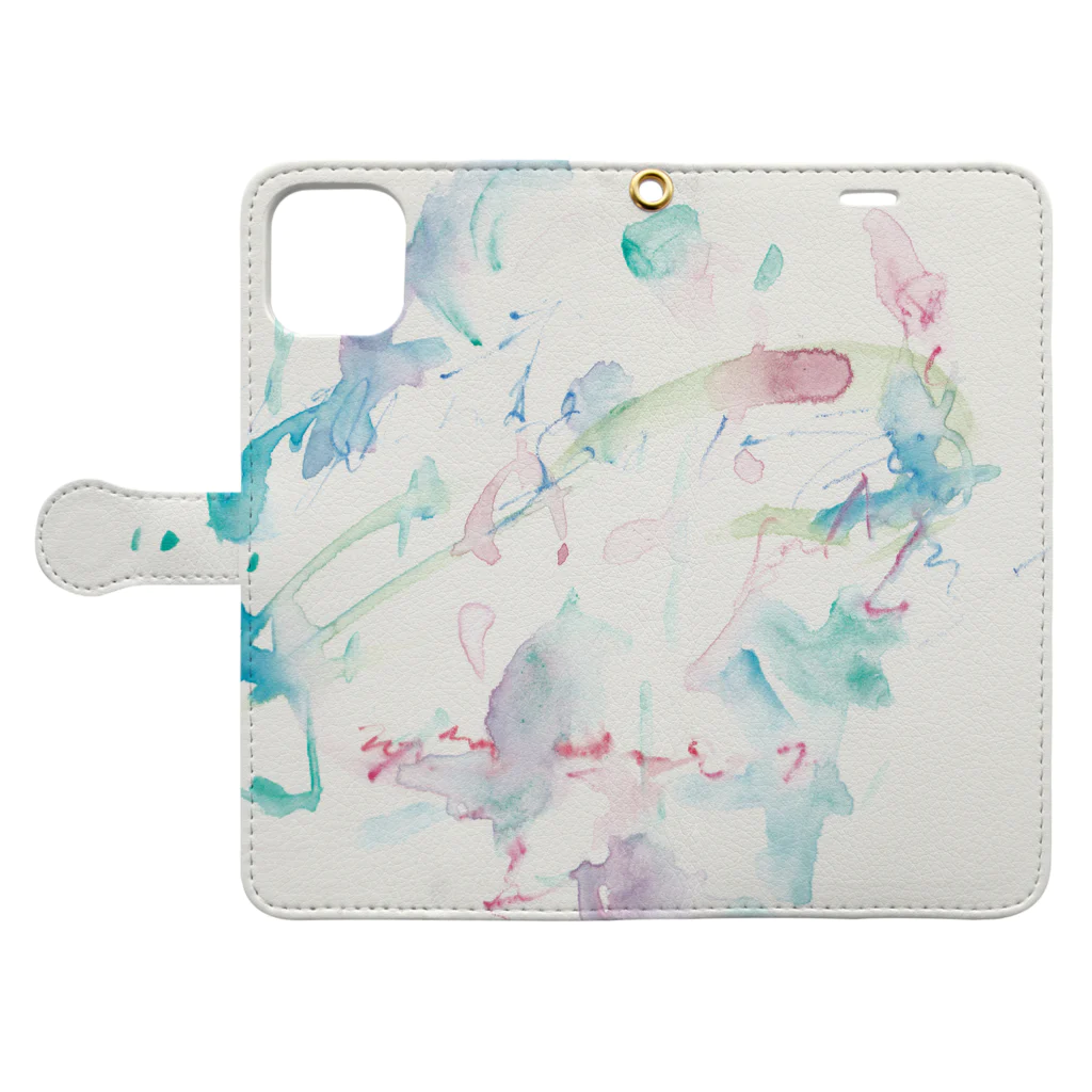 Hayasu Hayashi Masako＿officialのUnsent Letter Book-Style Smartphone Case:Opened (outside)