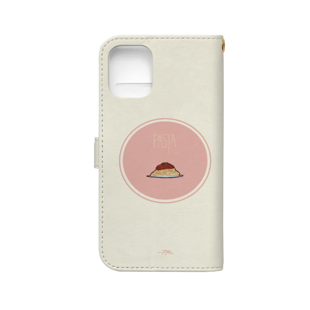 Syoyoの【13mini~6用】Pasta Book-Style Smartphone Case :back