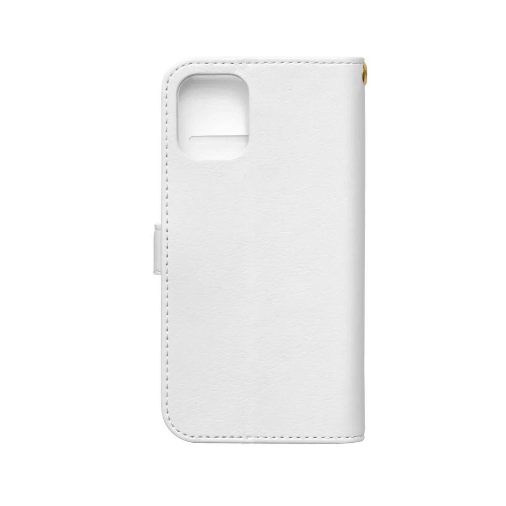 米八そばグッズショップのロンドン支店 Book-Style Smartphone Case :back