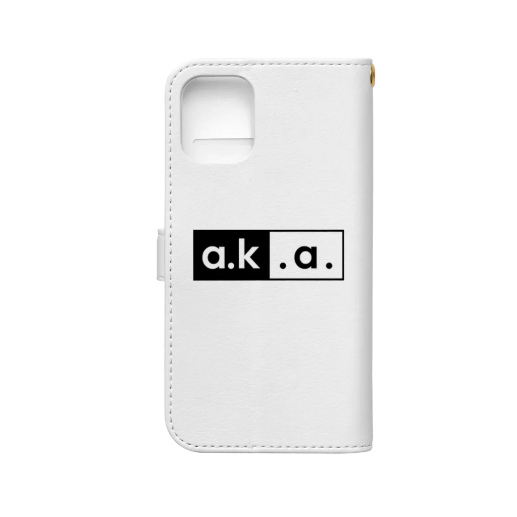 株式会社a.k.a.公式ショップの株式会社a.k.a.公式グッズ Book-Style Smartphone Case :back