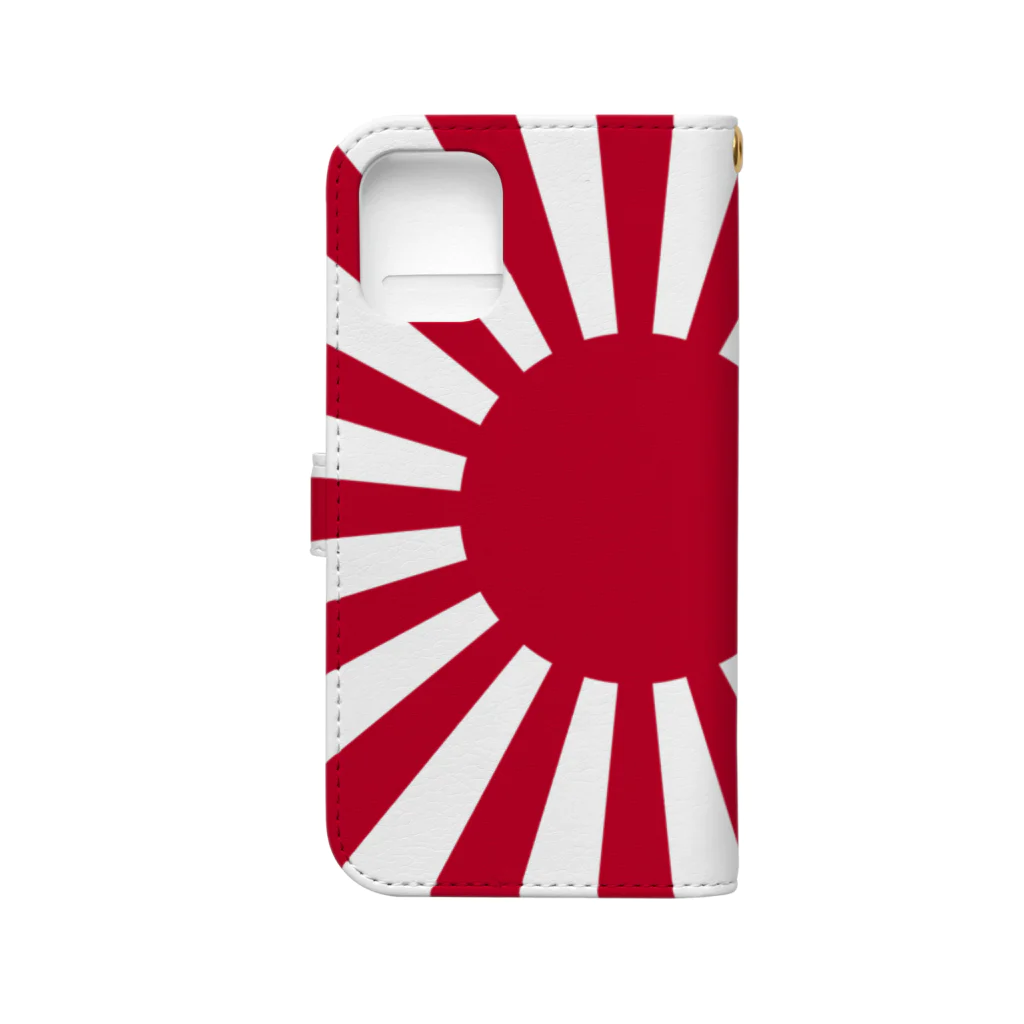 日乃丸本舗のRising sun flag Book-Style Smartphone Case :back