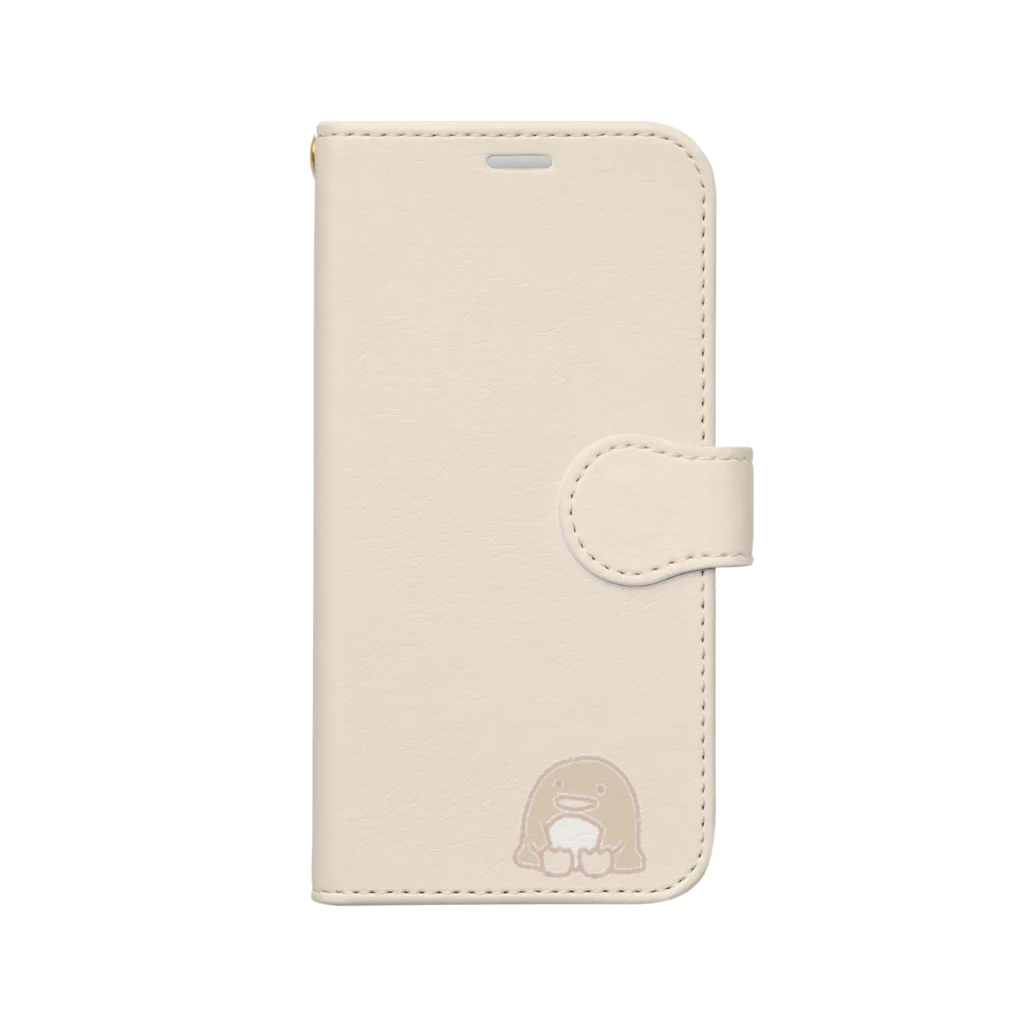 如月芳美のペンギンちゃんミルク（B-5） Book-Style Smartphone Case