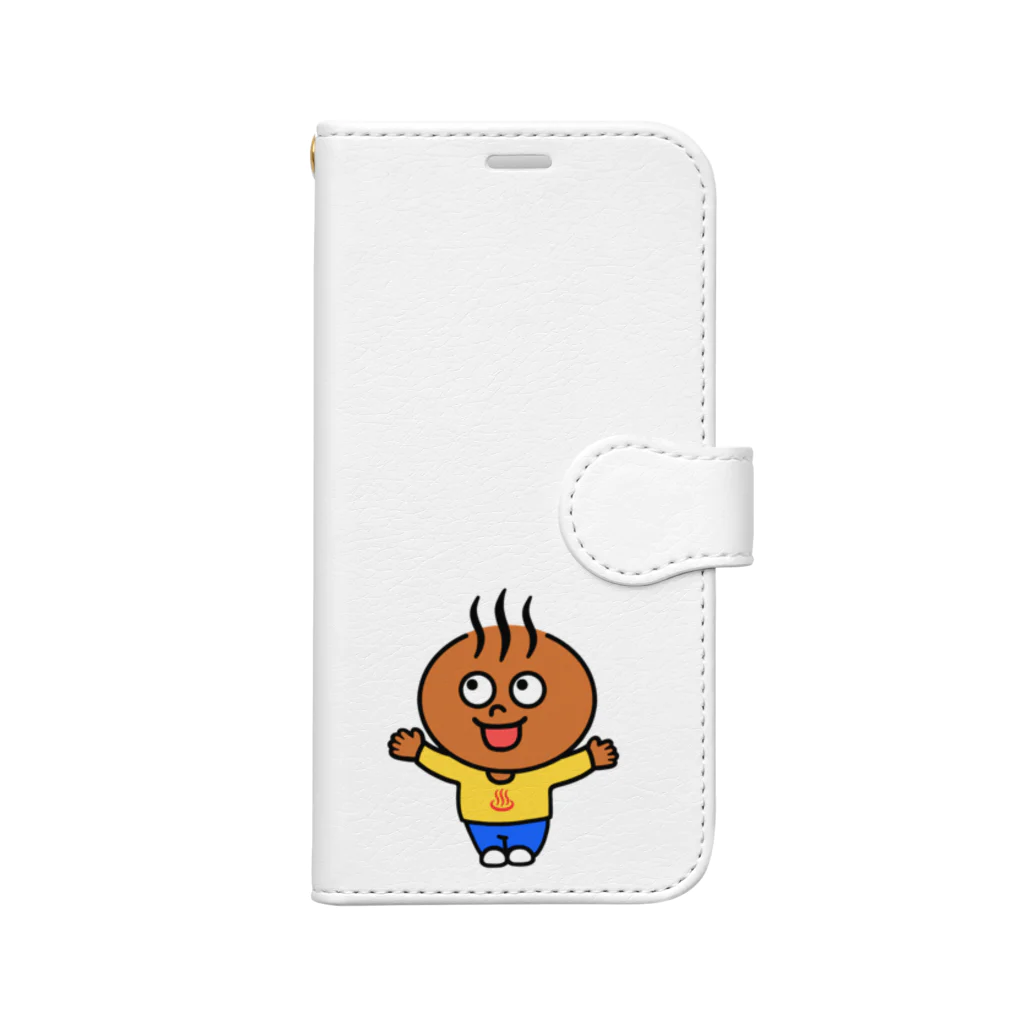 Candy Candyのおんせんまんじゅうくん Book-Style Smartphone Case