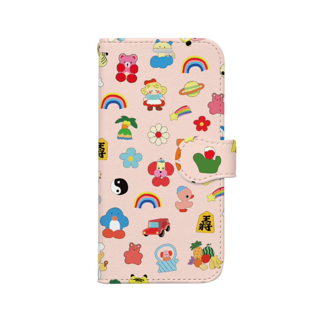 さぶのおしゃれフォン（ピンク） Book-Style Smartphone Case