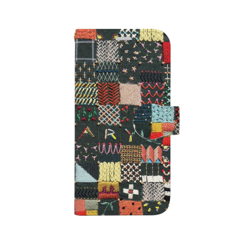 🪡patterie pattern shop🪡の手帳型iPhoneケース - for ordinary Book-Style Smartphone Case