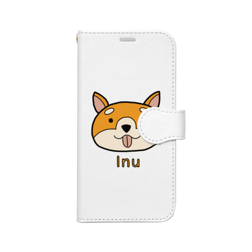 MrKShirtsのInu (犬) 色デザイン Book-Style Smartphone Case