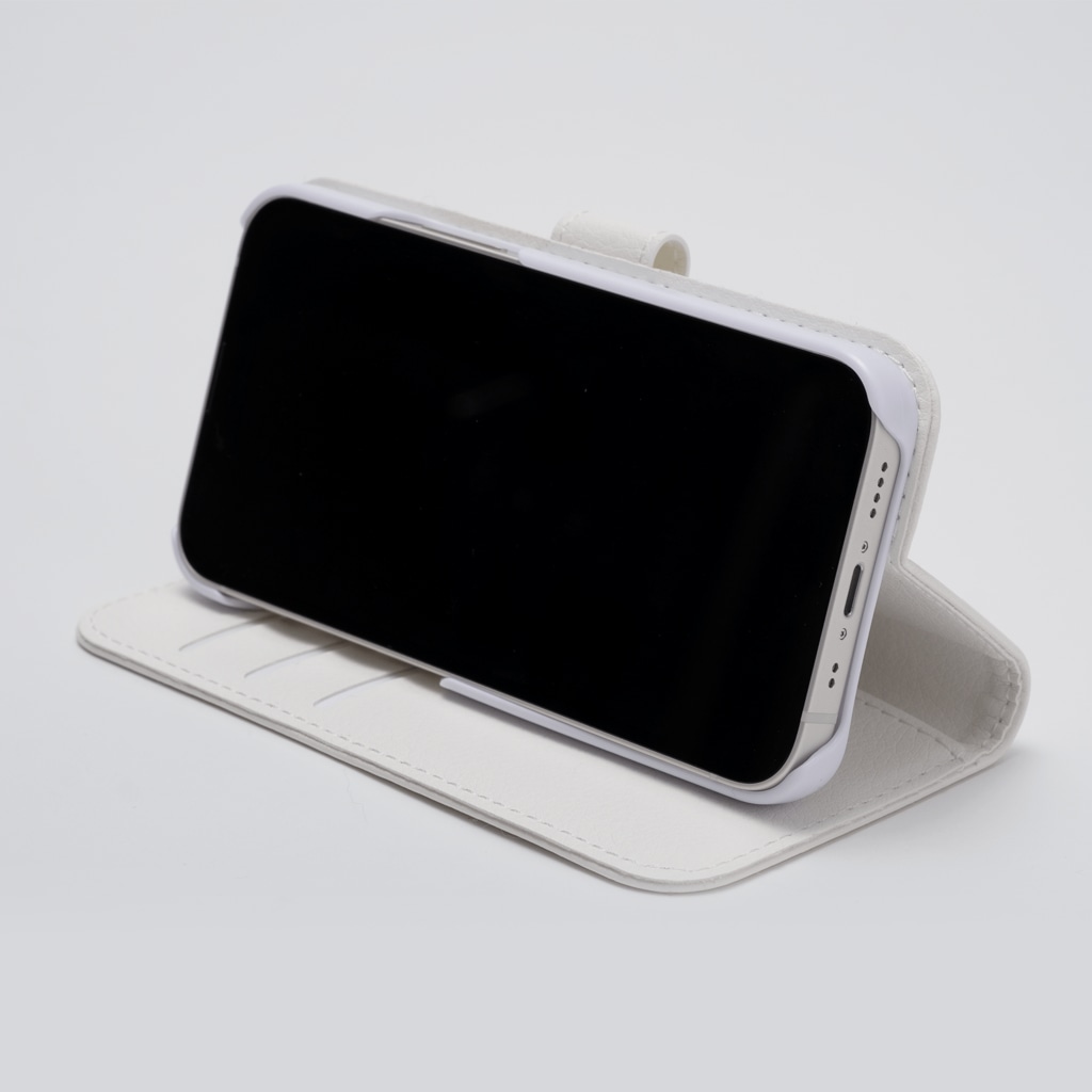 woohlaのウェスティの親子 Book-Style Smartphone Case :used as a stand