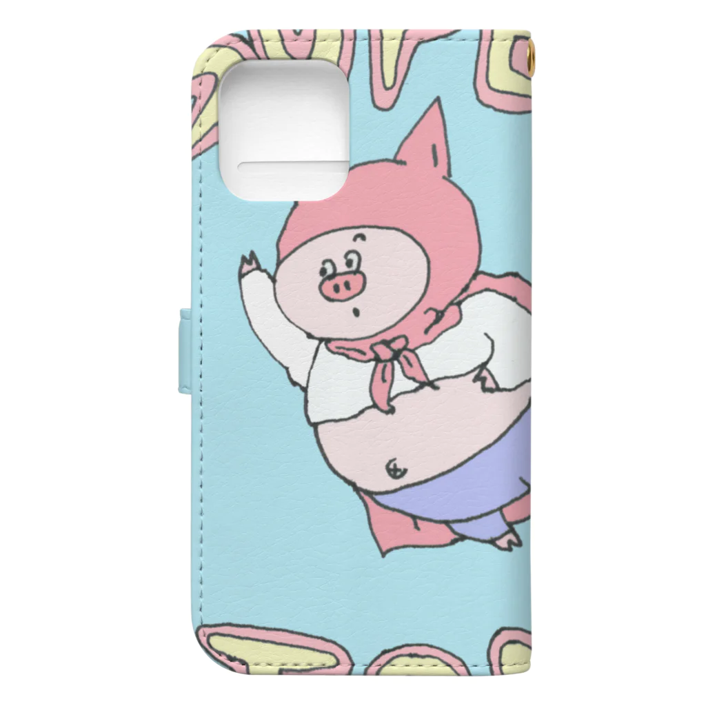 【Yuwiiの店】ゆぅぅぃーのSUPER★TON Book-Style Smartphone Case :back