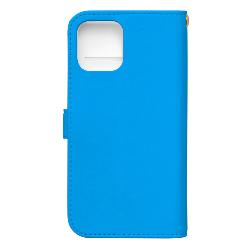 こてんshop.pugのnopug nolife.blue Book-Style Smartphone Case :back