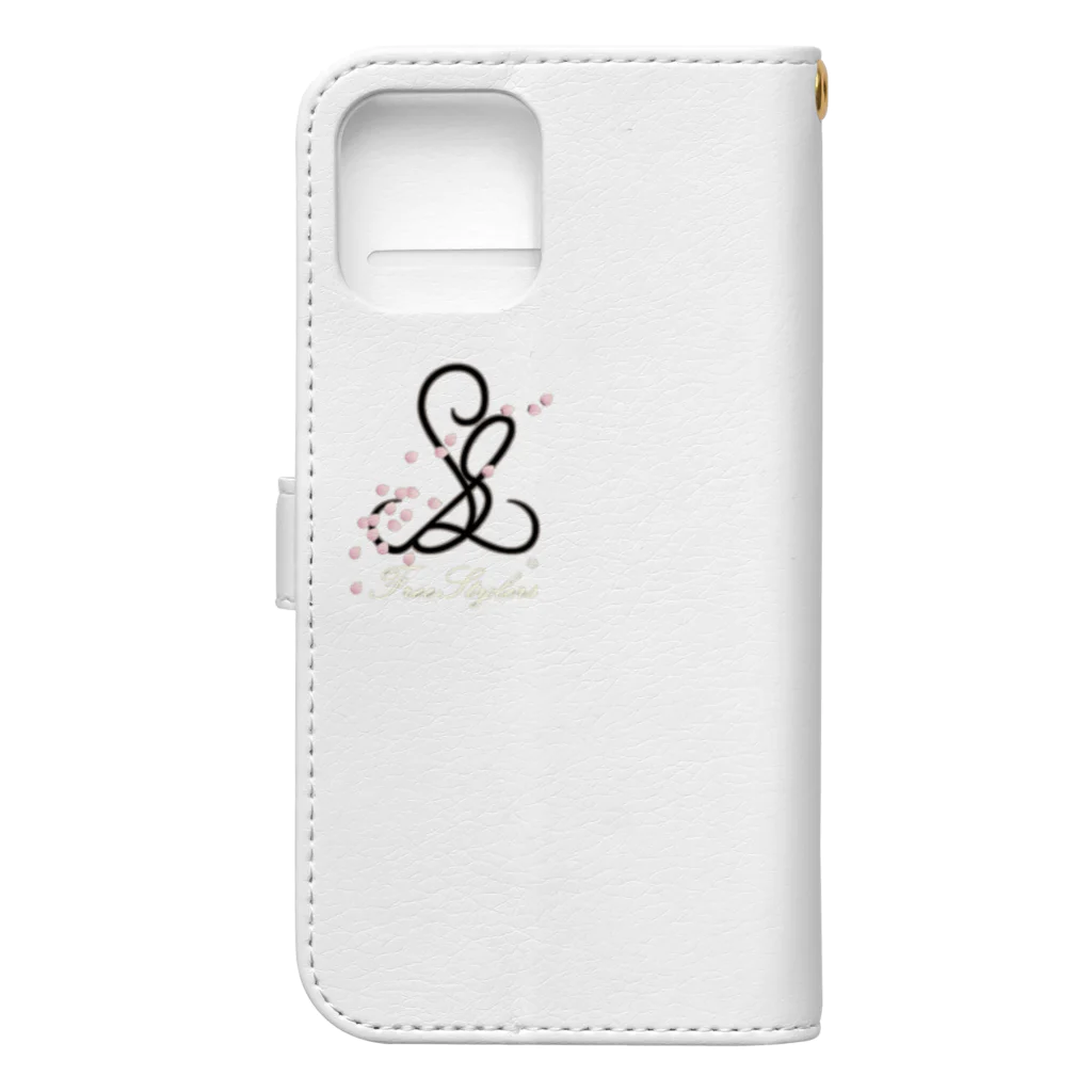 FreeStylersの【FreeStylers】style桜　春 Book-Style Smartphone Case :back