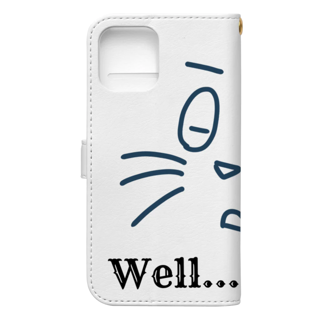 山口屋ニューヨークのえーっと。。。 Book-Style Smartphone Case :back