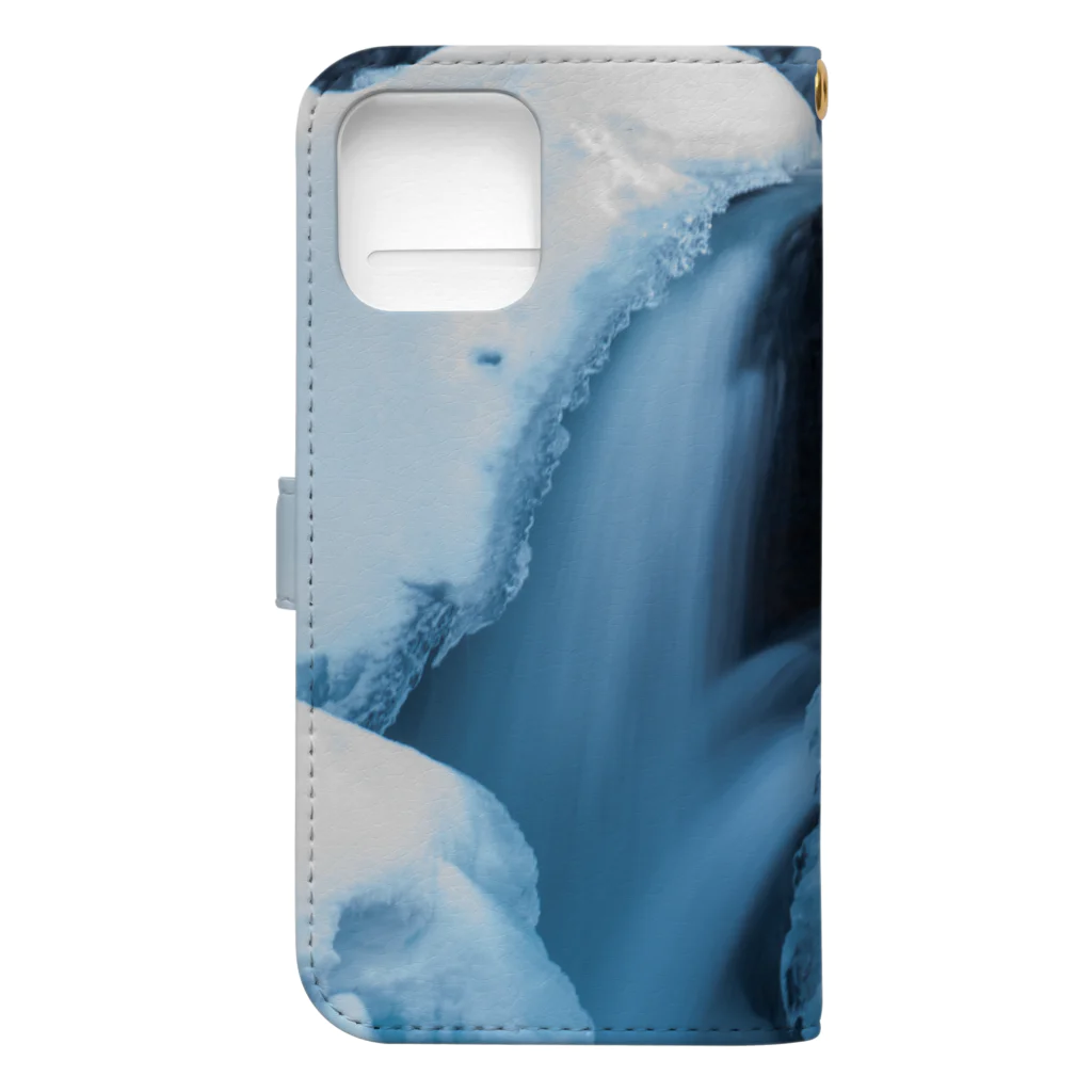 つばさ@フォトグラファーの氷流 Book-Style Smartphone Case :back