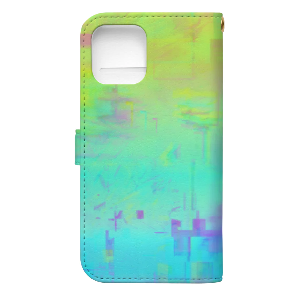 Crystal_Flower_GardenのCOLOR WALL Book-Style Smartphone Case :back