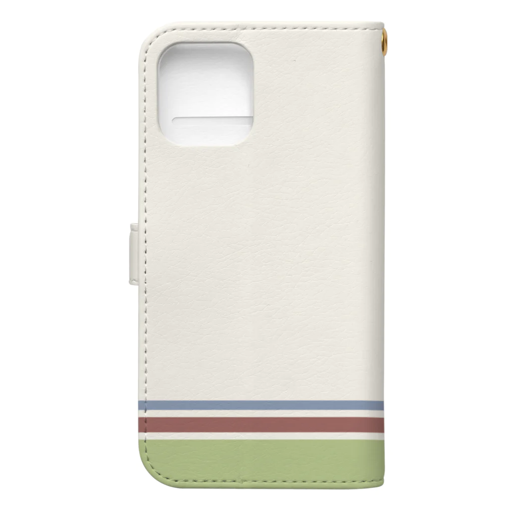 サリーの店 - Officialのパチクマ君手帳型スマホケース Book-Style Smartphone Case :back