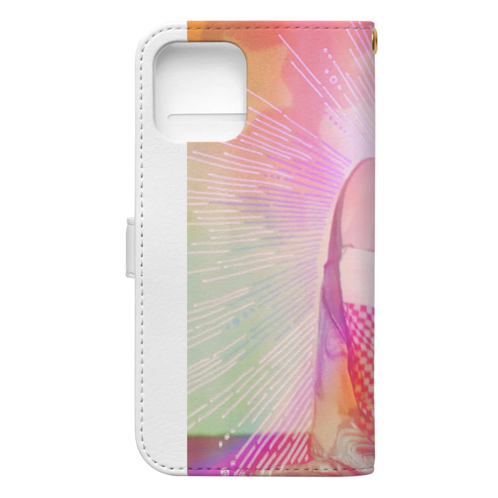 NEON LIGHT STARSのバックプリント ナビ ビビビ⚡ Book-Style Smartphone Case :back