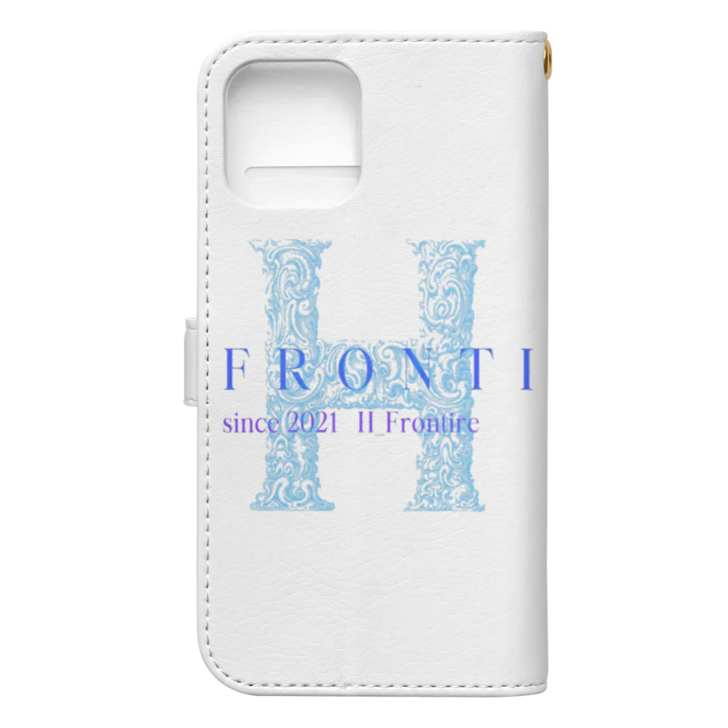 H_FrontireのH_Frontire【シリーズ1】 Book-Style Smartphone Case :back