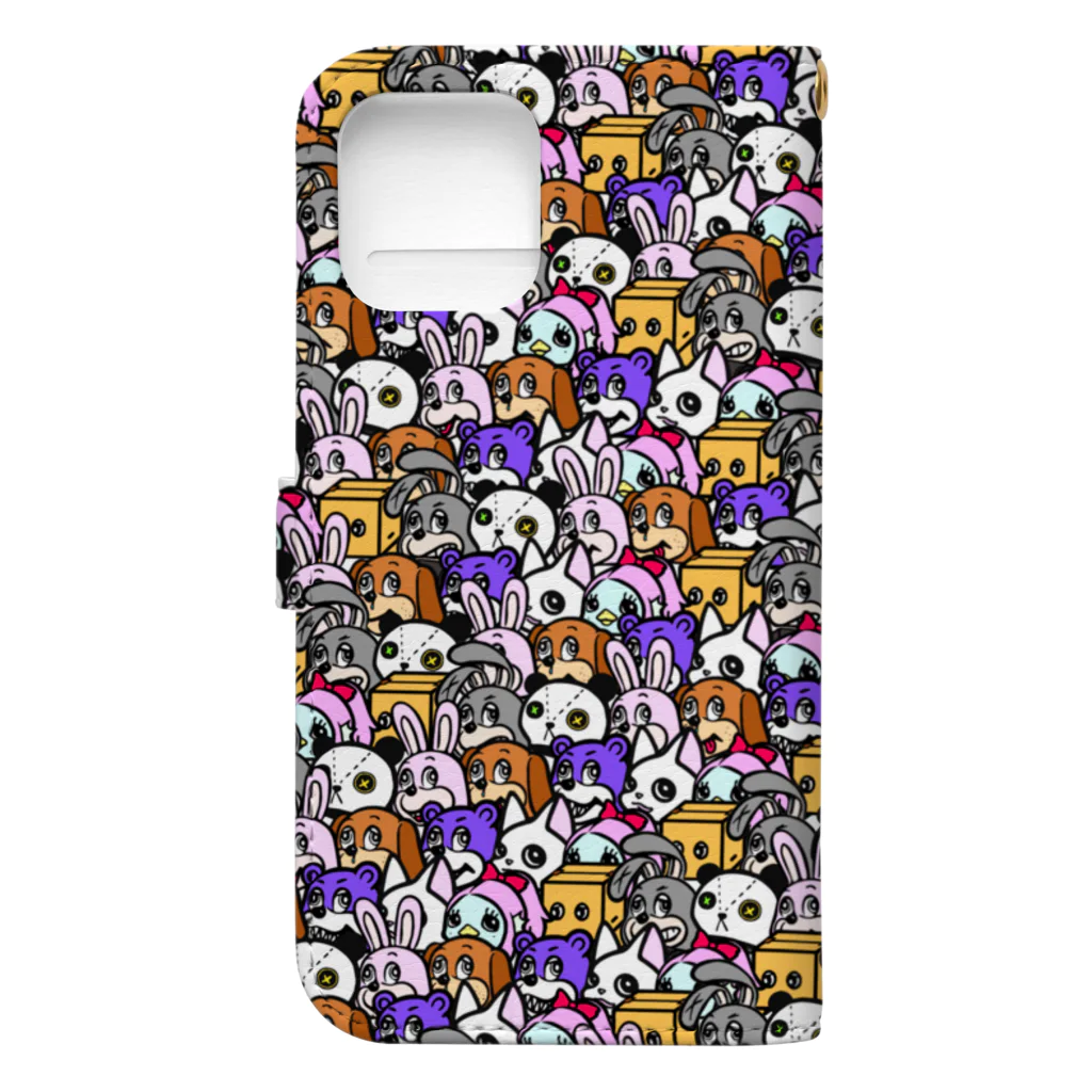 industrious industryのANIMALs 8th Book-Style Smartphone Case :back