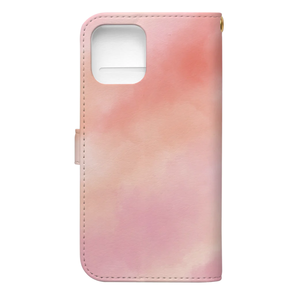 もちぱんのニュアンス~warm~ Book-Style Smartphone Case :back