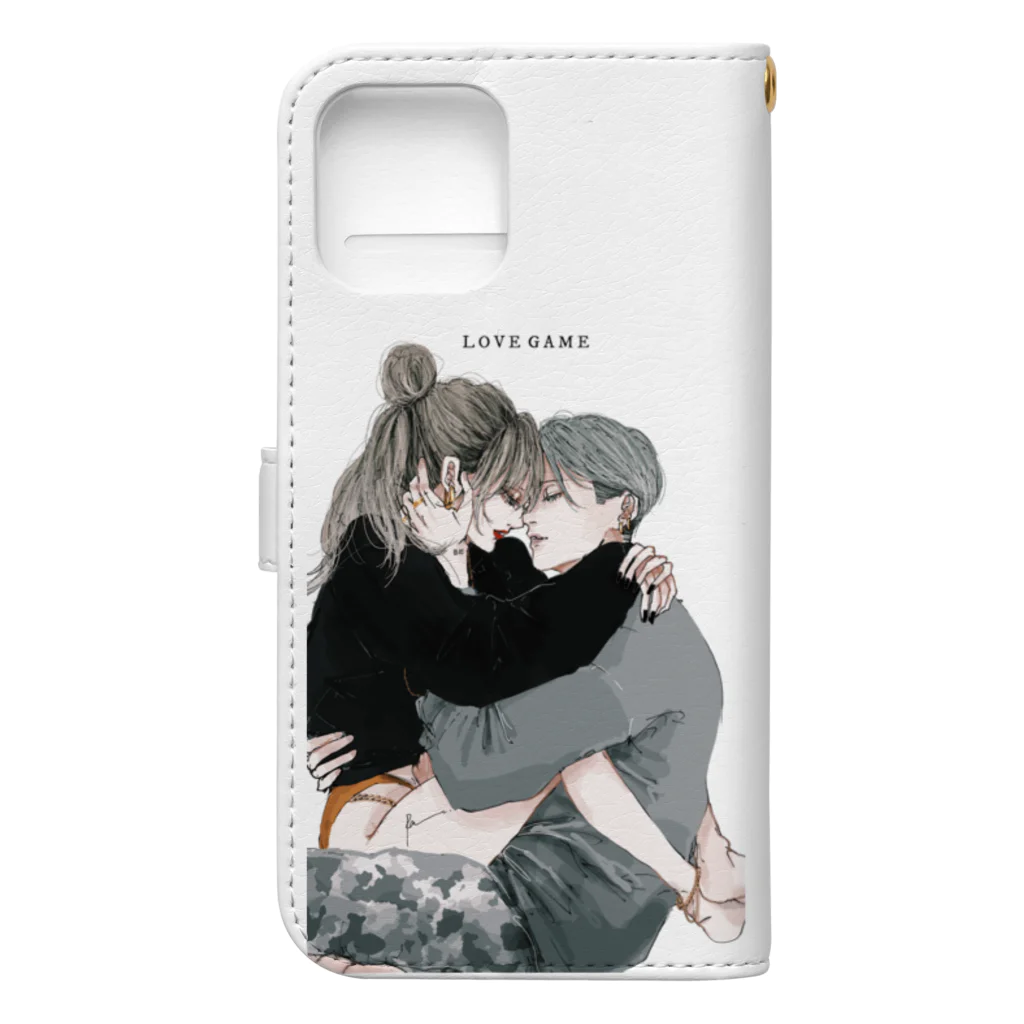 Ran.のLOVE GAME Book-Style Smartphone Case :back