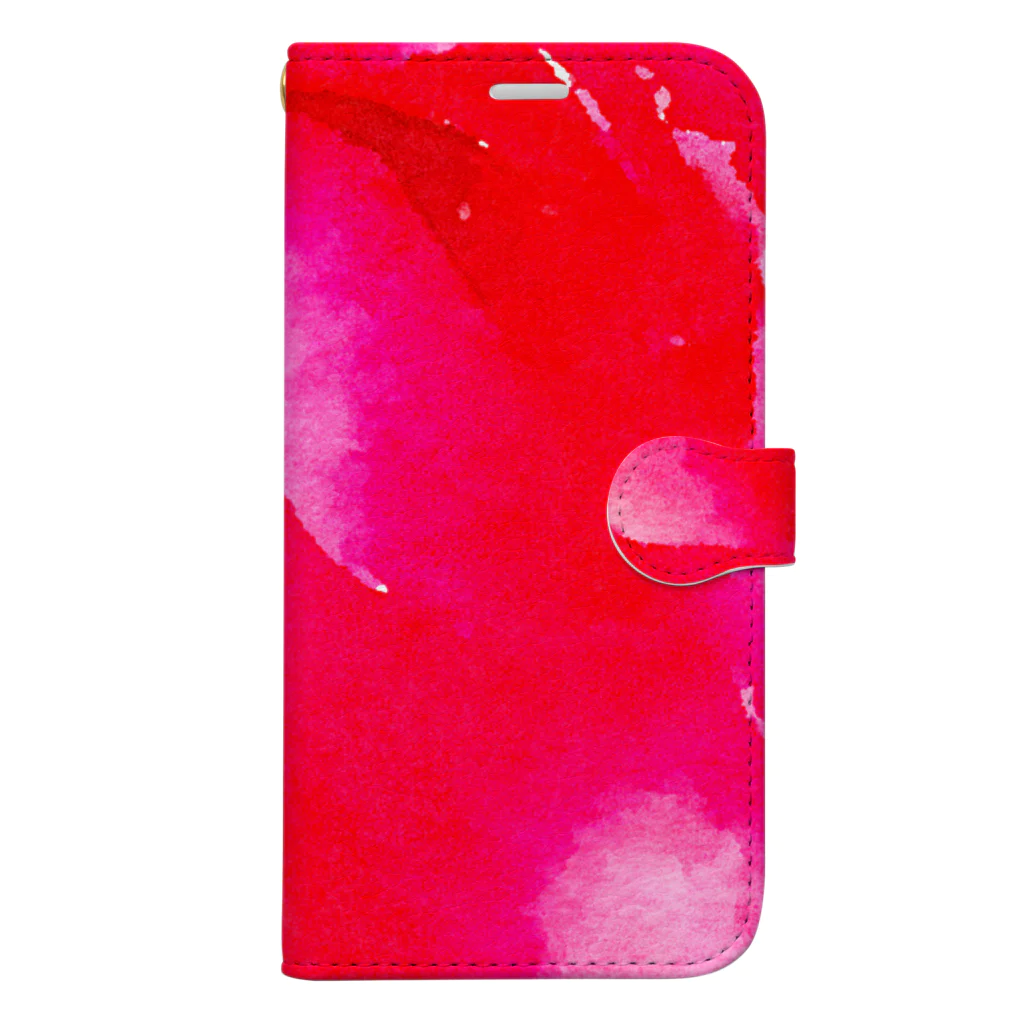 yunyunlivvyのpink red Book-Style Smartphone Case