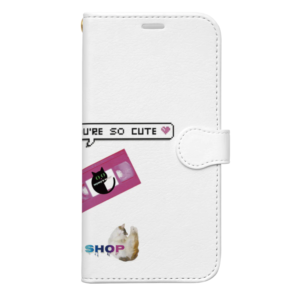 𝙈𝙊𝙈𝙊'𝙨 𝙎𝙝𝙤𝙥のYou're so cute💓 Book-Style Smartphone Case