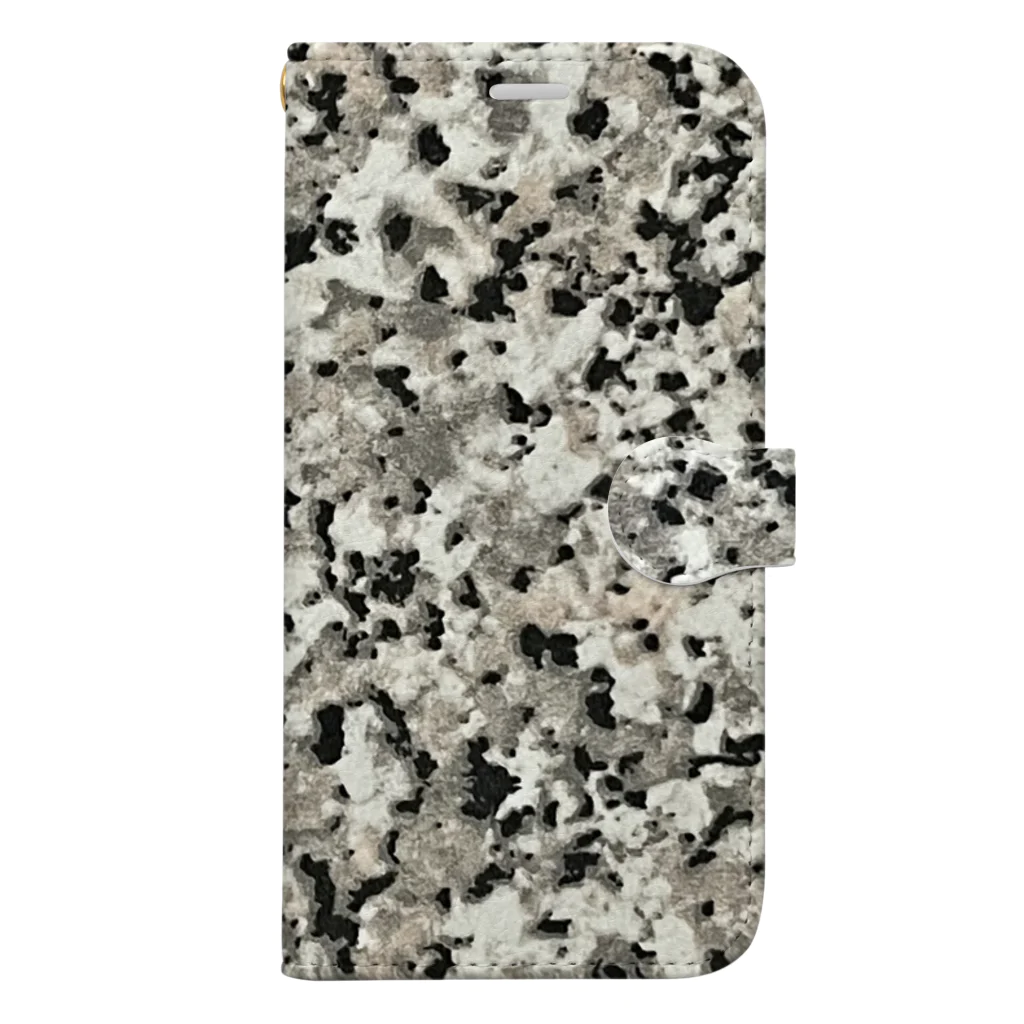 Urban Forest by Singh アーバン・フォレストの御影石模様 Stone Granite style Book-Style Smartphone Case