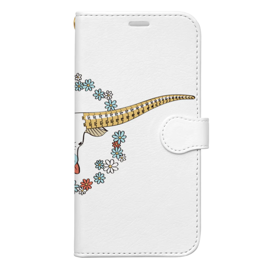 金井商店のうしさん Book-Style Smartphone Case