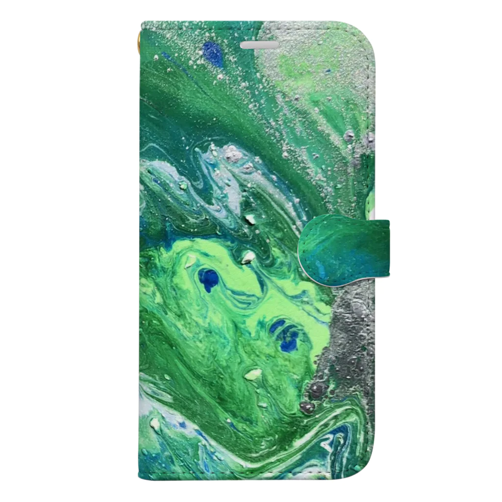 Joinus shop 〜アートデザイン〜の『Green Earth』手帳型携帯カバー Book-Style Smartphone Case