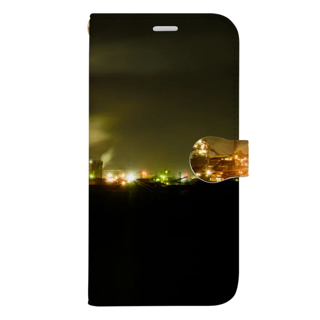 つばさ@フォトグラファーの工場夜景3 Book-Style Smartphone Case