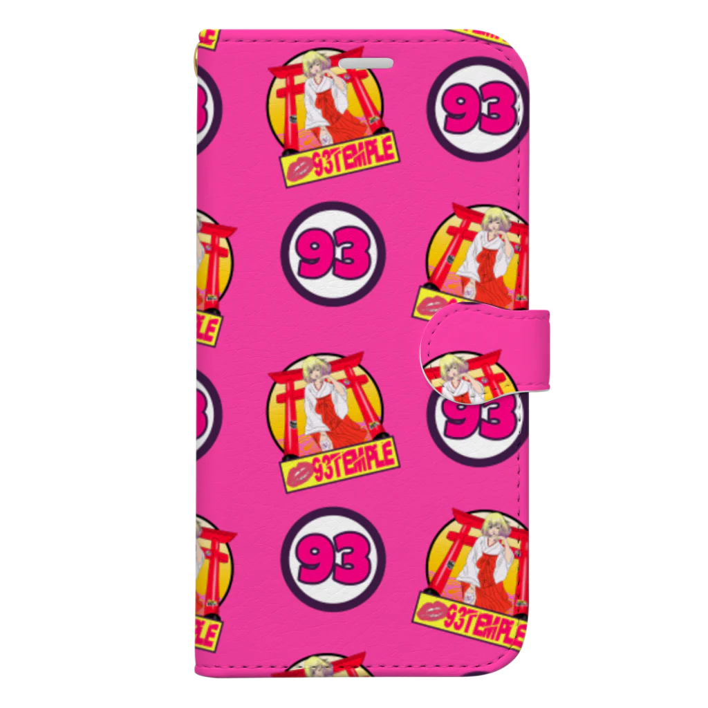 POP'N ROLLの93TEMPLE Book-Style Smartphone Case