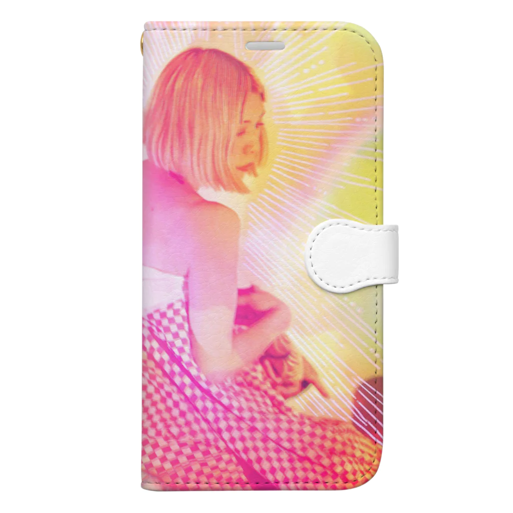 NEON LIGHT STARSのバックプリント ナビ ビビビ⚡ Book-Style Smartphone Case