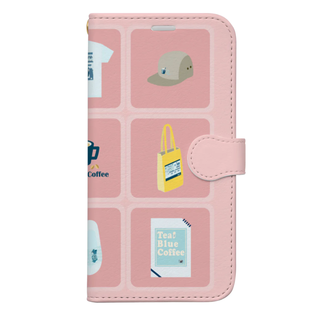 Teal Blue CoffeeのTealBlueItems _Cube PINK Ver. Book-Style Smartphone Case