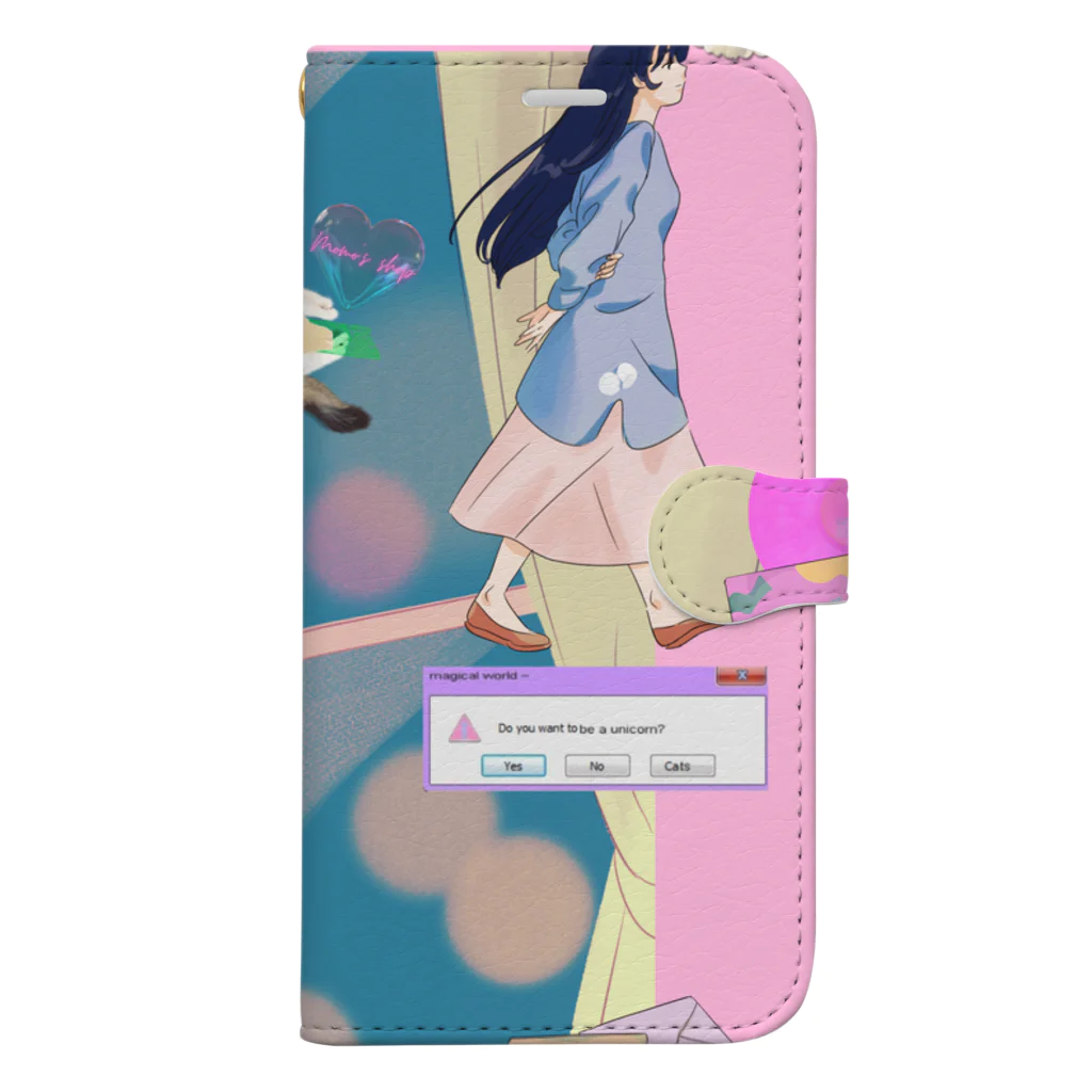 𝙈𝙊𝙈𝙊'𝙨 𝙎𝙝𝙤𝙥の90's anime & momo #03 Book-Style Smartphone Case