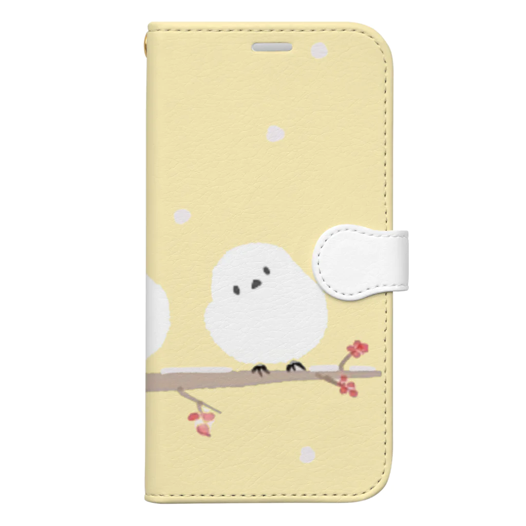 shiroi maru のshimaenaga -シマエナガ - Book-Style Smartphone Case