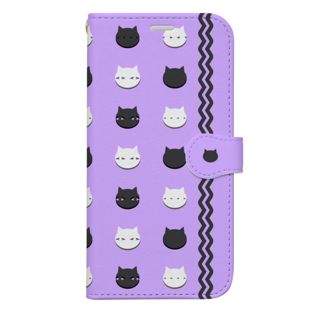 ねこねこ本舗のシャレオツねこ Book-Style Smartphone Case