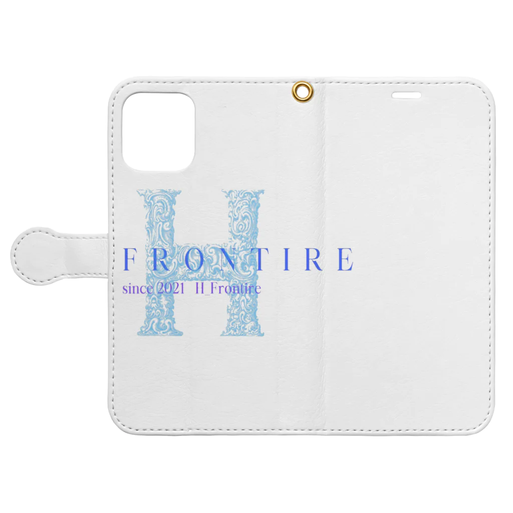 H_FrontireのH_Frontire【シリーズ1】 Book-Style Smartphone Case:Opened (outside)