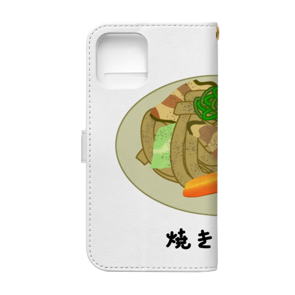 脂身通信Ｚの焼うどん♪2101 Book-Style Smartphone Case :back