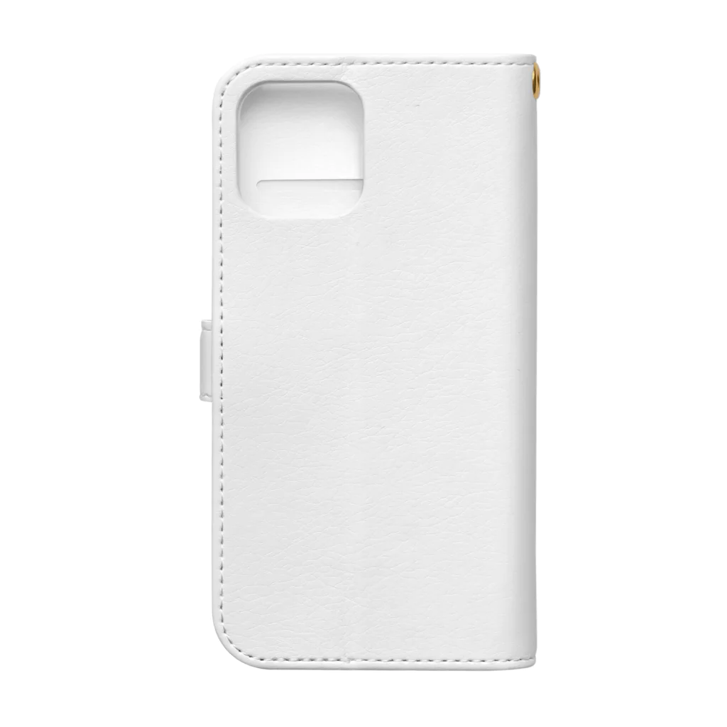 すとろべりーガムFactoryのパンの袋とめるやつ 視力検査 Book-Style Smartphone Case :back