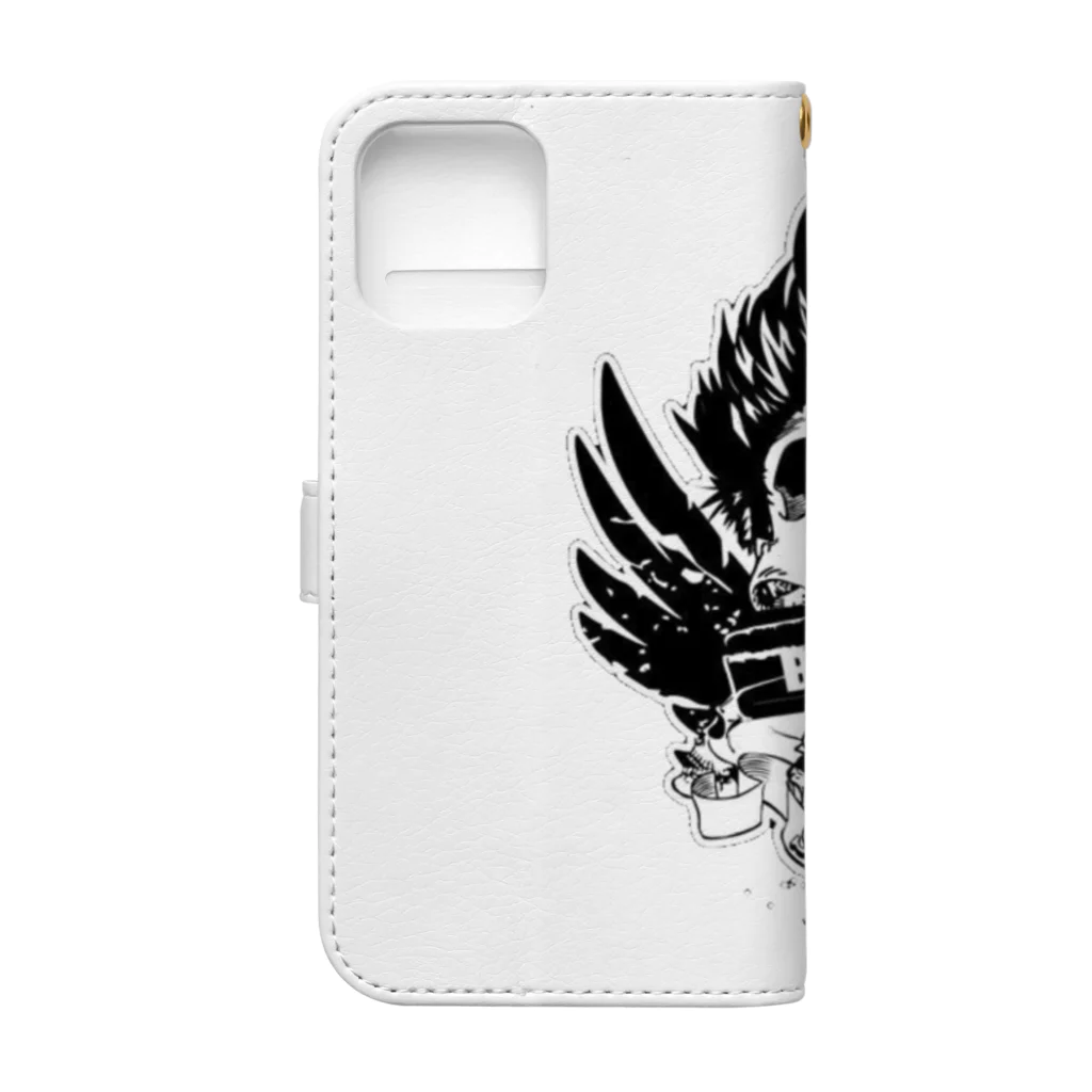 爆★楽 BAKURAKUの爆★楽 Book-Style Smartphone Case :back