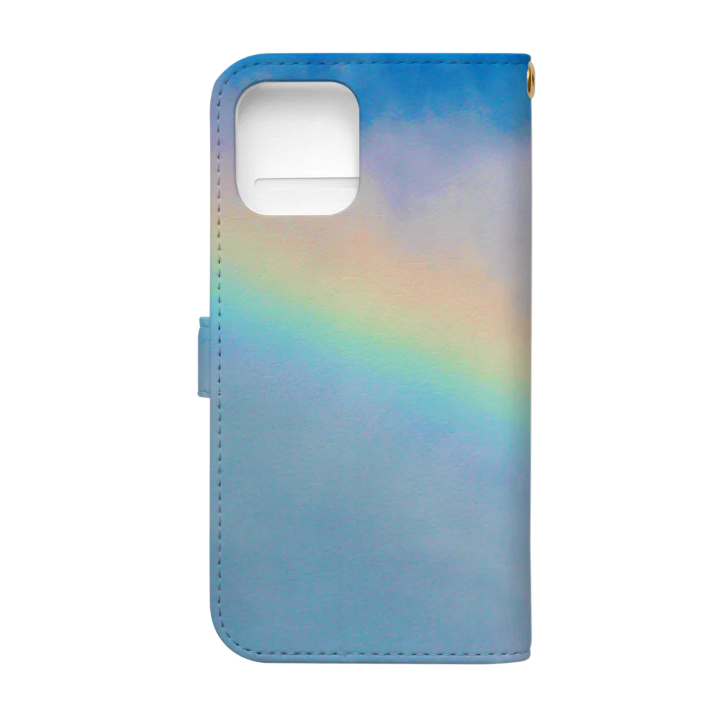 mizuphoto galleryのRainbow carrying happiness Book-Style Smartphone Case :back