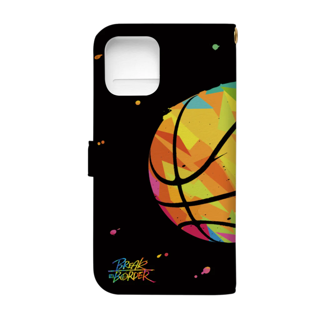 新波 歩/ARSWALKERのBASKETBALL Book-Style Smartphone Case :back