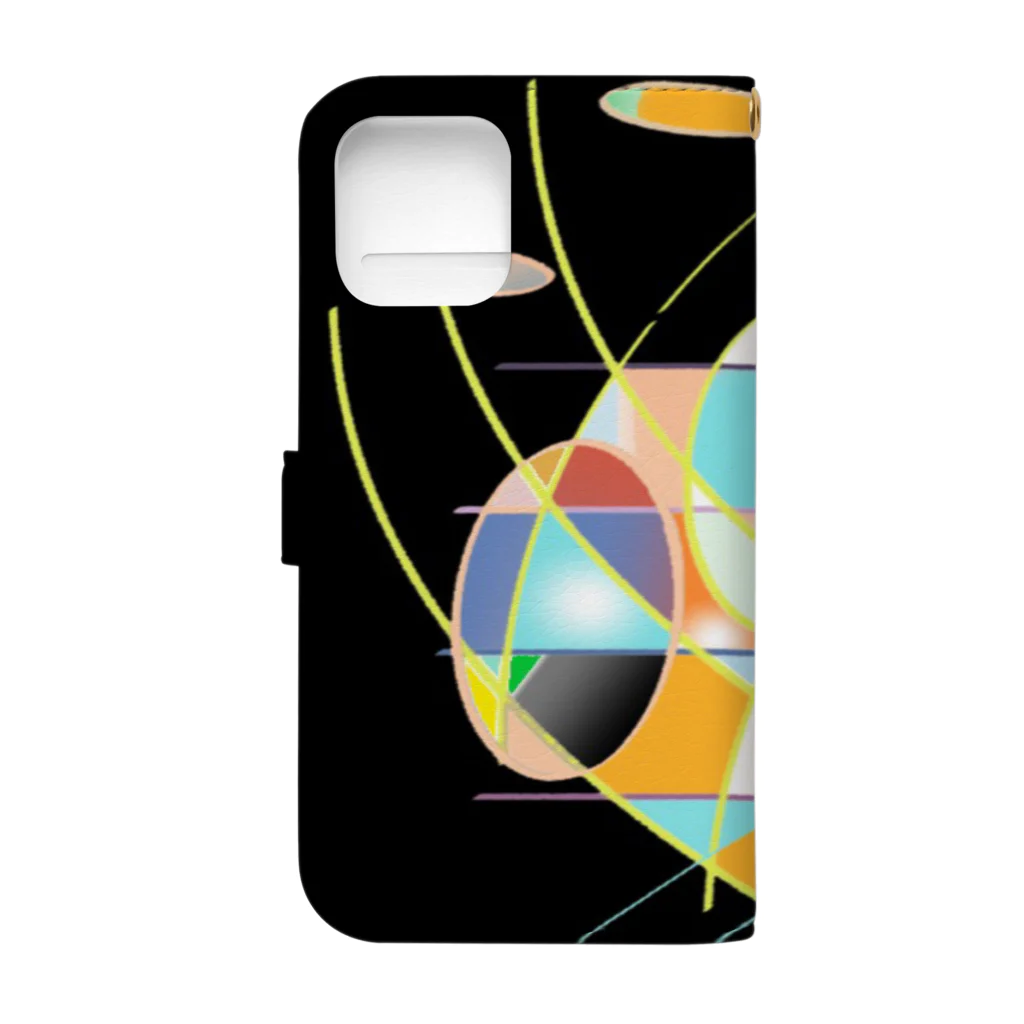 inko andの宇宙旅行 Book-Style Smartphone Case :back