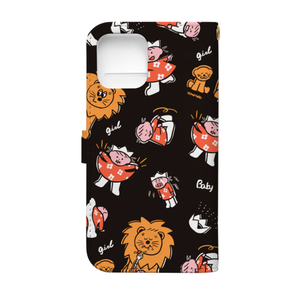 たろう(な気分)屋さんのBaby girl Book-Style Smartphone Case :back