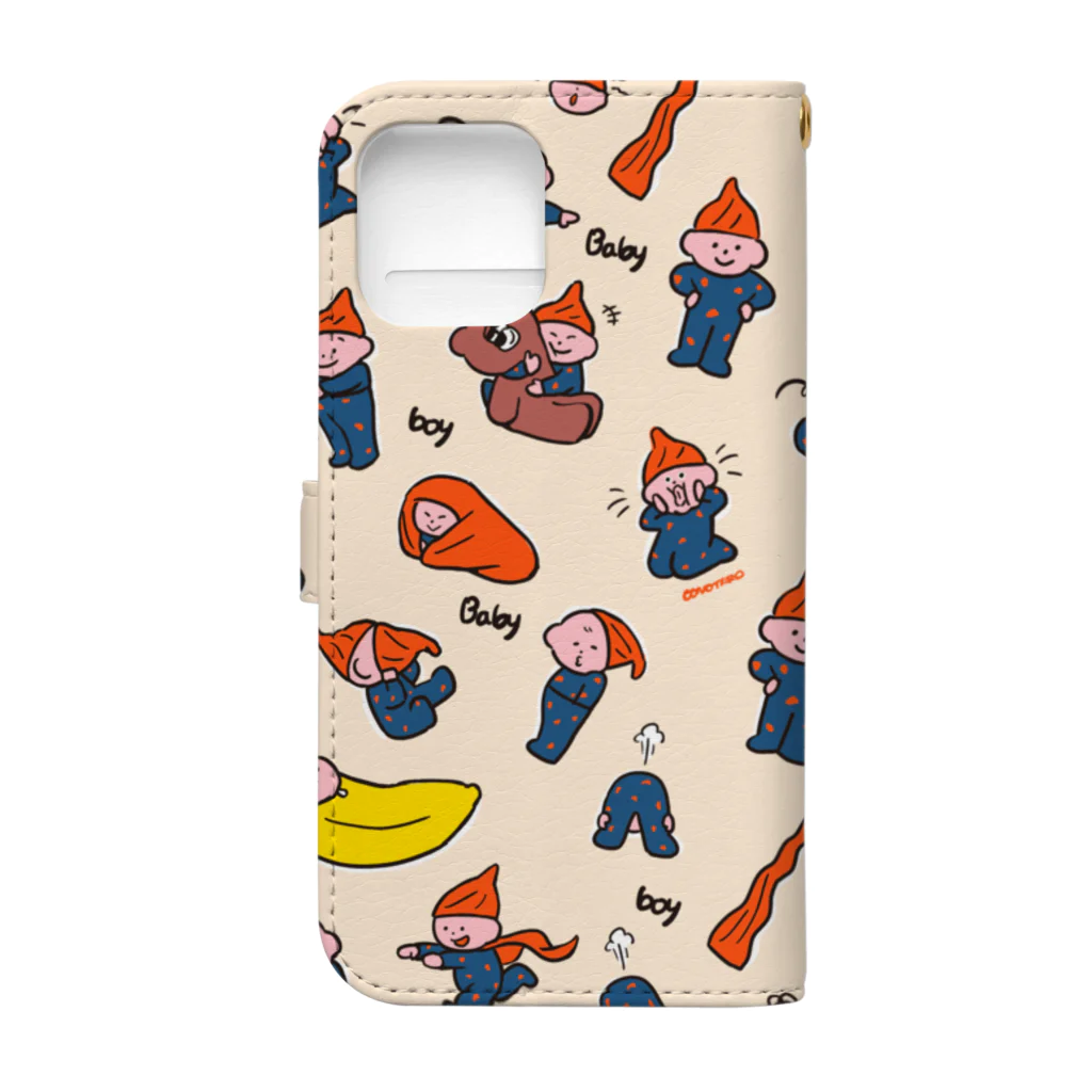 たろう(な気分)屋さんのBaby boy Book-Style Smartphone Case :back