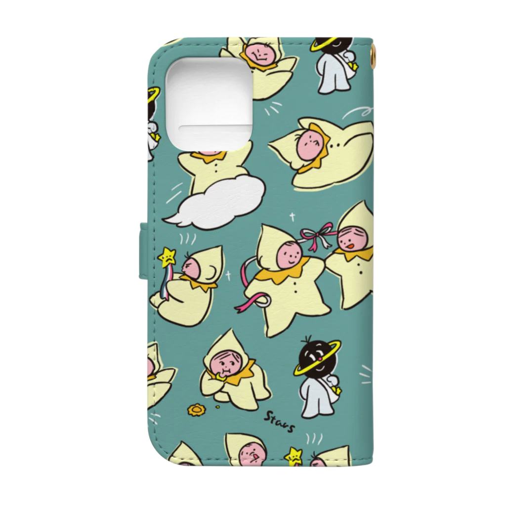 たろう(な気分)屋さんのSTARS Book-Style Smartphone Case :back