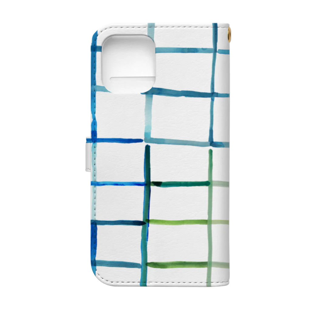 Canako Inoueのタイル white Book-Style Smartphone Case :back