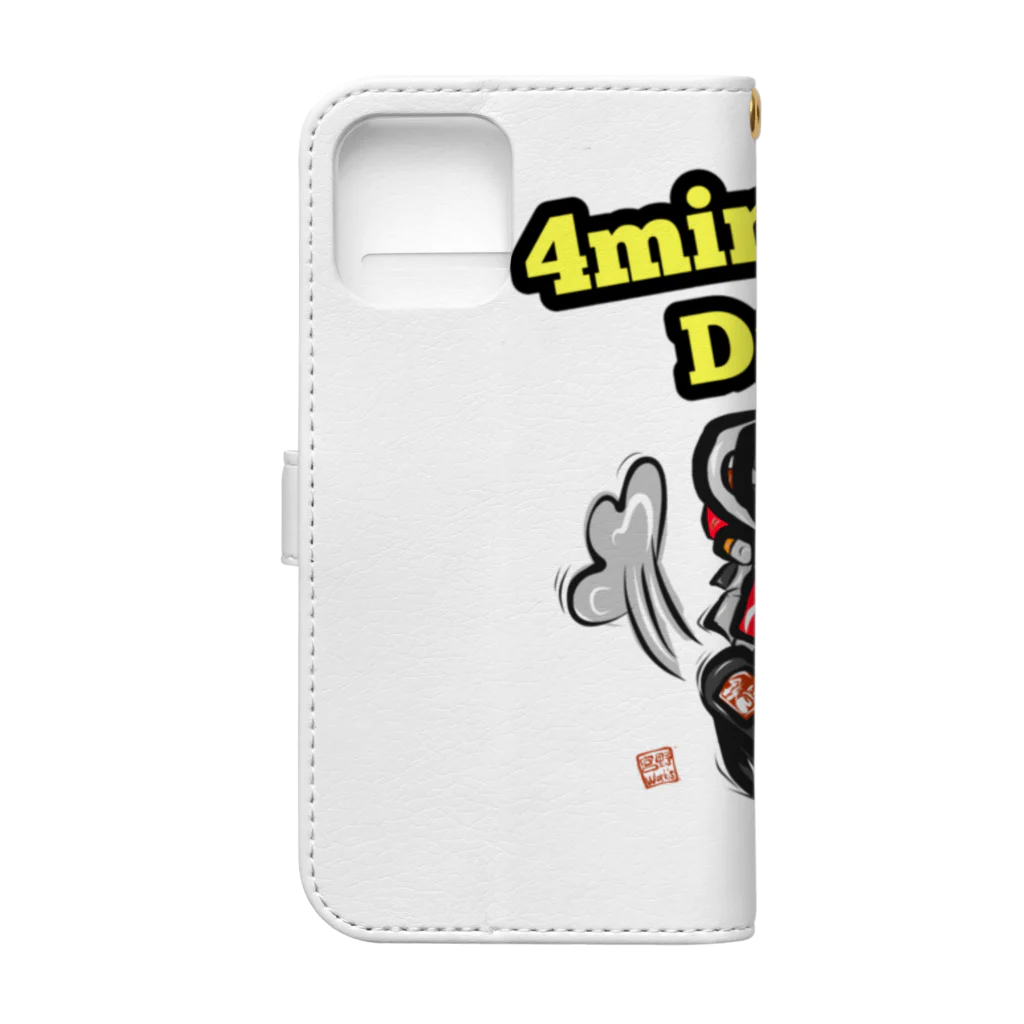 Miyano_Worksのミニバイクシリーズ (ダックスver) Book-Style Smartphone Case :back