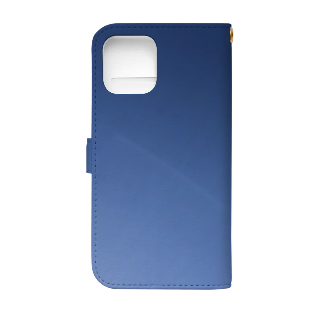 SORAIROの輪郭がある青空 Book-Style Smartphone Case :back